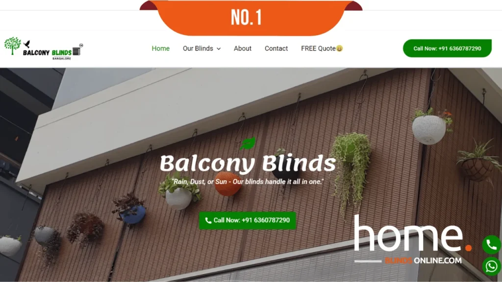 Best Blinds Dealers In Bangalore - no.1